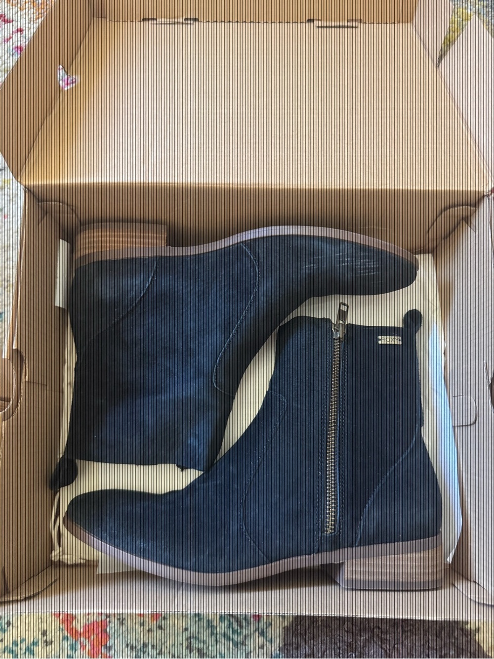 Roxy black Suede Boots with Side Zip